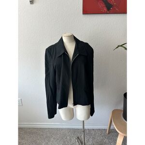 Vintage DKNY Women's Wool Blend Stripped Jacket